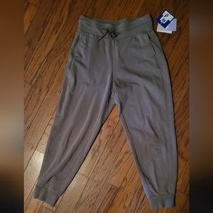 NWT  Mid-Rise French Terry Acid Wash Jogger Pants - JoyLab™ Brown size small